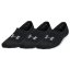 Dámské ponožky Under Armour UA Breathe Lite Ultra Low - Barva: Černá, Velikost: L