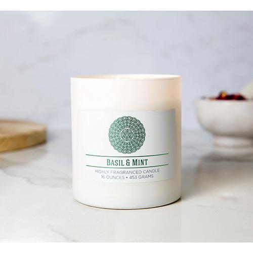 Świeca Colonial Candle Wellness, Basil & Mint