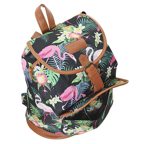 Batoh Target Vintage Retro Floral Black 21962
