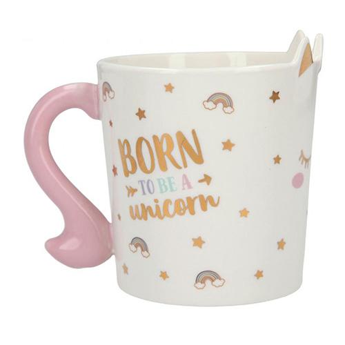 Porzellantasse Ylvi Born to be a Unicorn, 300 ml