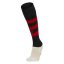 Macron Hoops socks - Color: Black/red, Size: L