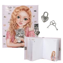 Tagebuch mit Schloss Top Model Kitty & Doggy, Lizzy und Kätzchen