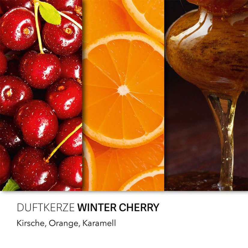 Svíčka Haribo střední, Winter Cherry