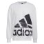 Pánska mikina Adidas Essentials Brandlove French Terry - Farba: Biela, Veľkosť: S