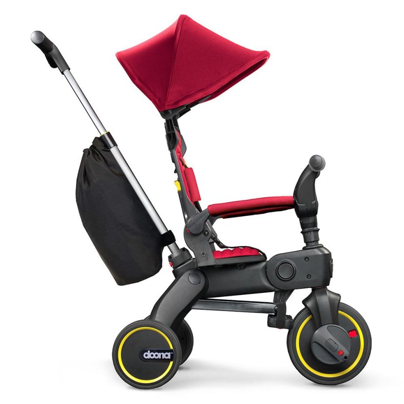 Skladacie trojkolka Liki Trike S3 Doona, Ohnivo červená