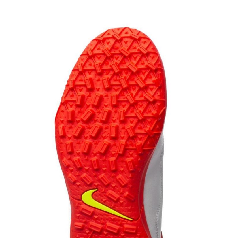 Dětské kopačky Nike Tiempo Legend 9 Club TF - Barva: Bílá/červená, Velikost: 35.5
