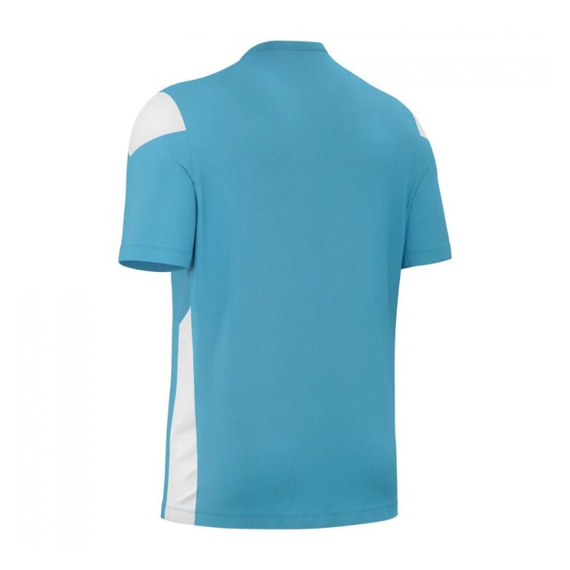 Macron Polis Jersey - Color: Light blue/white, Size: M