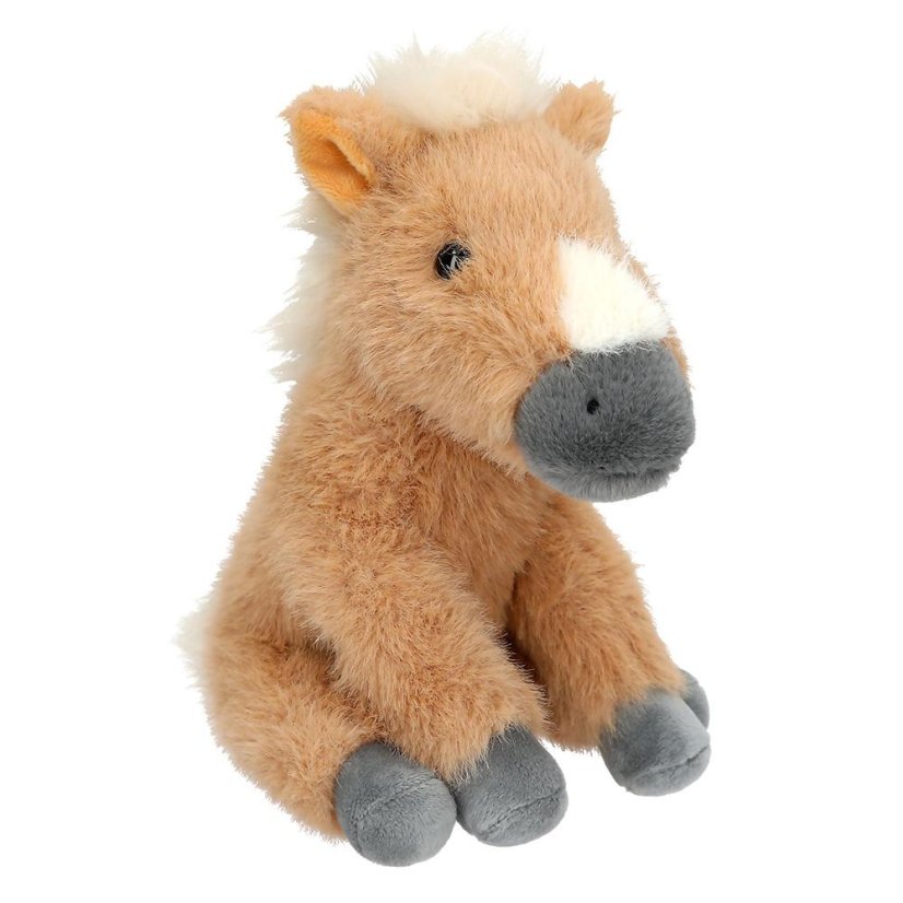 Miss Melody Plush Horse – Beige, 20 cm