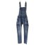 Hurley Oceancare Denim Dungaree pants - Color: Blue, Size: 24