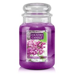 Country Candle large, Fresh Lilac