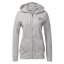 Mikina Reebok Identity Jersey Full Zip - Barva: Šedá, Velikost: XS