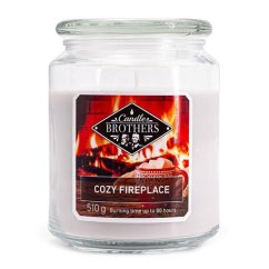 Svíčka Candle Brothers velká, Cozy Fireplace