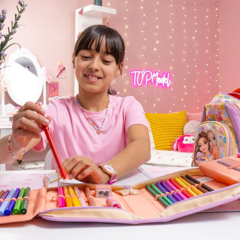 Skladací peračník s Top Model Girl Power, Candy & Lexy