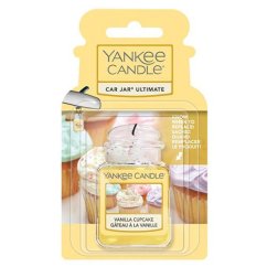 Osvěžovač do auta Yankee Candle gelová visačka, Vanilla Cupcake