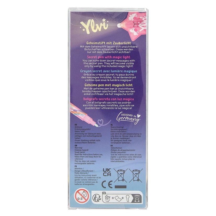 Varázspenna UV-fénnyel Ylvi