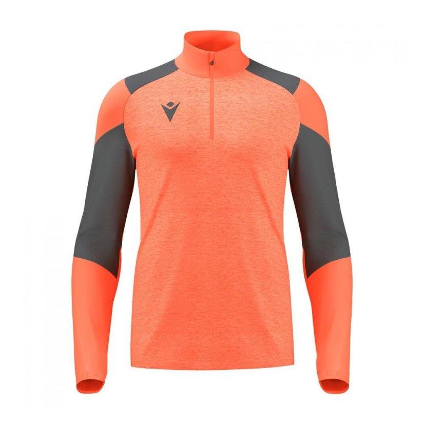 Top Macron Izel 1/4 Zip - Barva: Oranžová, Velikost: XXL