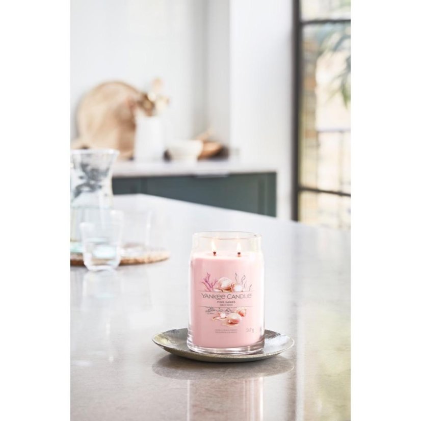 Yankee candle Signature Kerze groß, Pink Sands