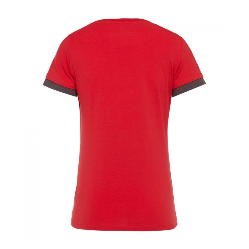 Macron Violin T-shirt - Color: Red, Size: L