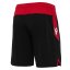 Fußballshorts Macron Tempel - Farbe: Rot/Weiß, Größe: M