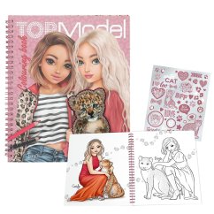 Kreativní omalovánky se samolepkami Top Model LeoHeart