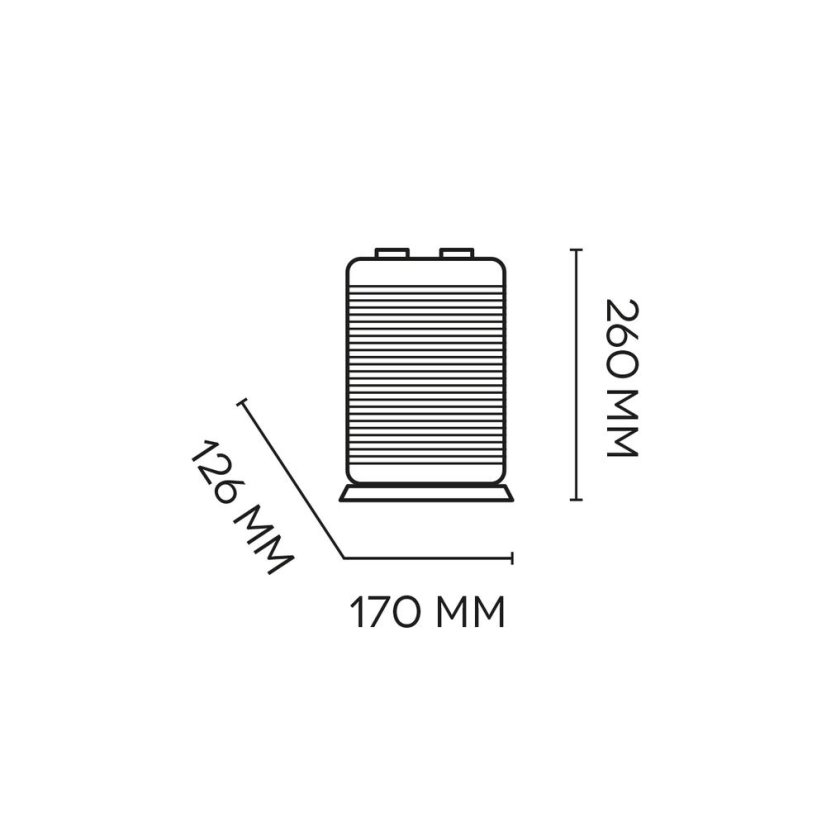 Teplovzdušný ventilátor ARGO Boogie 191070162 biely