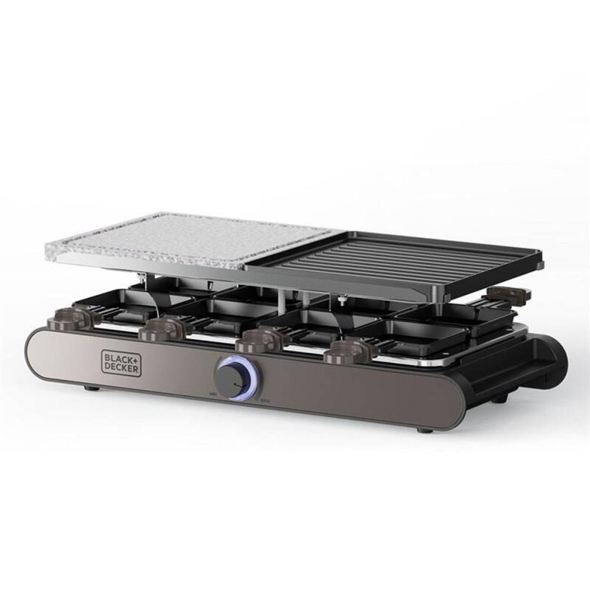 Raclette grill Black+Decker BXFC1400E black/natural stone
