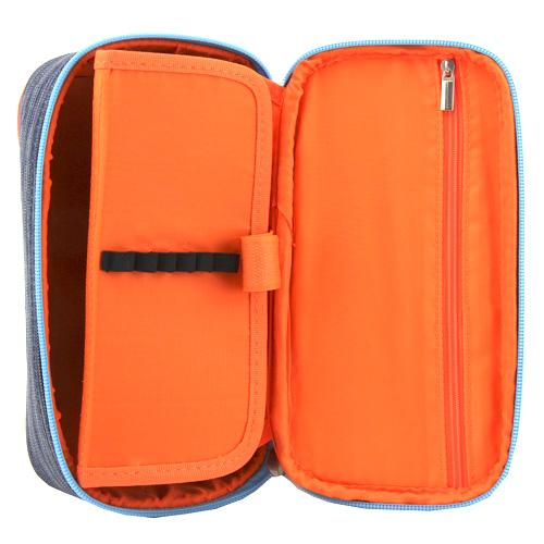 Target Compact Geo Melange Titanium 21403 School Pencil Case