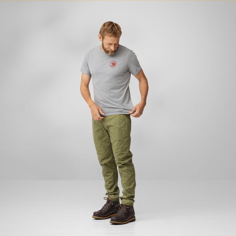 Pánské tričko Fjällräven 1960 Logo T-shirt M - Farba: Biela, Veľkosť: S