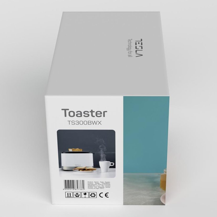 Toaster Tesla TS300BWX weiß