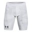 Pánské šortky Under Armour UA HG IsoChll Long Print Sts - Barva: Bílá, Velikost: L