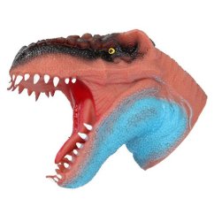 Tyrannosaurus Rex auf der Hand Dino World brown