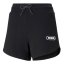 Puma Rebel 4 High Waist Women's Shorts - Color: Black, Size: L