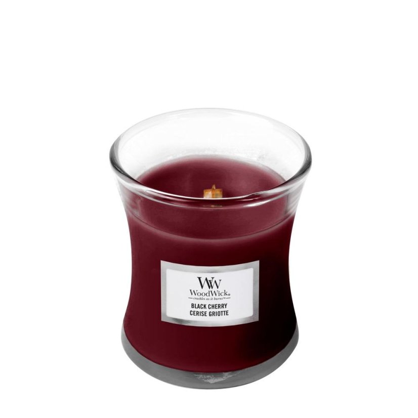 WoodWick Small Candle, Black Cherry