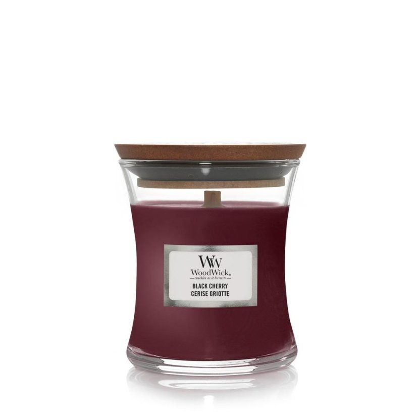 WoodWick Small Candle, Black Cherry