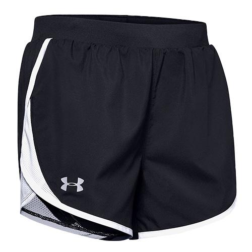 Damen-Shorts Under Armour UA Fly By 2.0 Short - Farbe: Grau, Größe: L