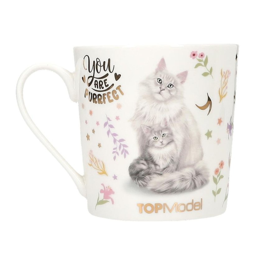 Porcelánový hrnček s potlačou Top Model Blooming Kitty