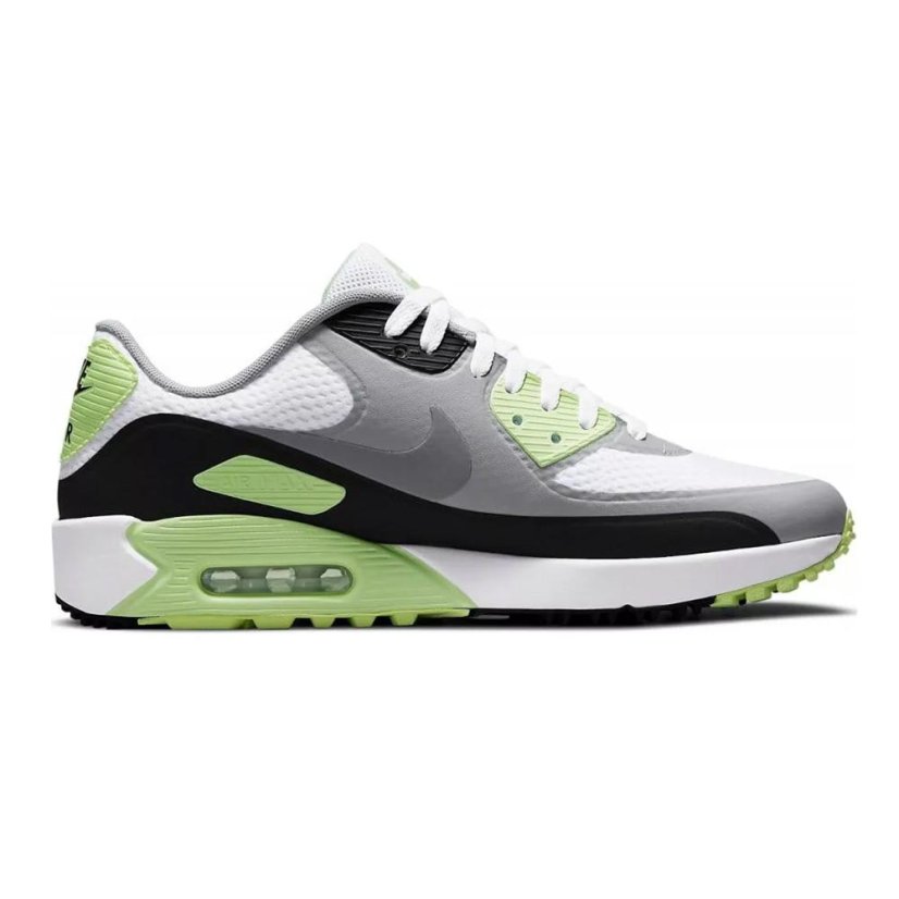 Nike Air Max 90 G Women's Shoes - Color: Gray/green, Size: 40