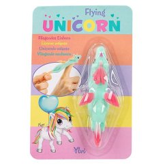 Fliegendes Einhorn Ylvi Unicron grün, dunkelrosa
