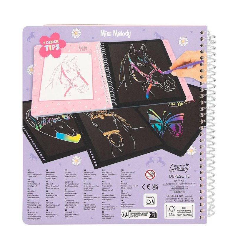 Miss Melody Magic Creative Scratch Pad