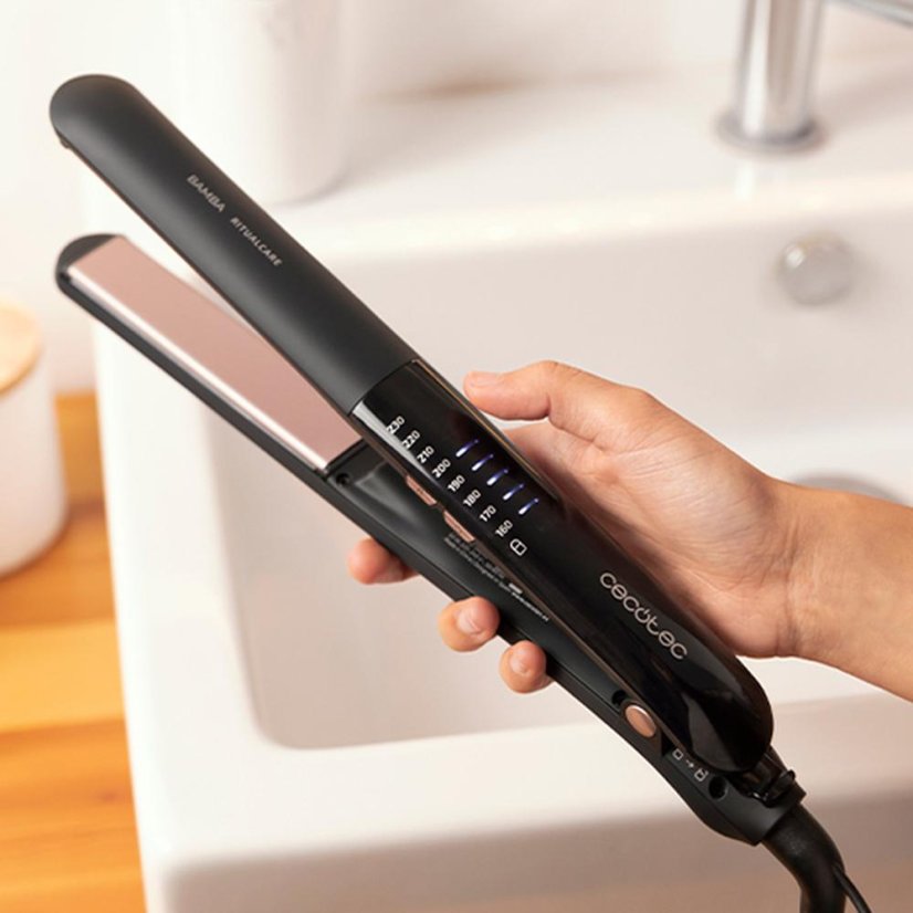 Haarglätter Cecotec Bamba RitualCare 3405 schwarz