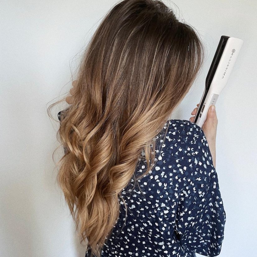 Bellissima STEAMELIXIR 11808 white and gold hair straightener