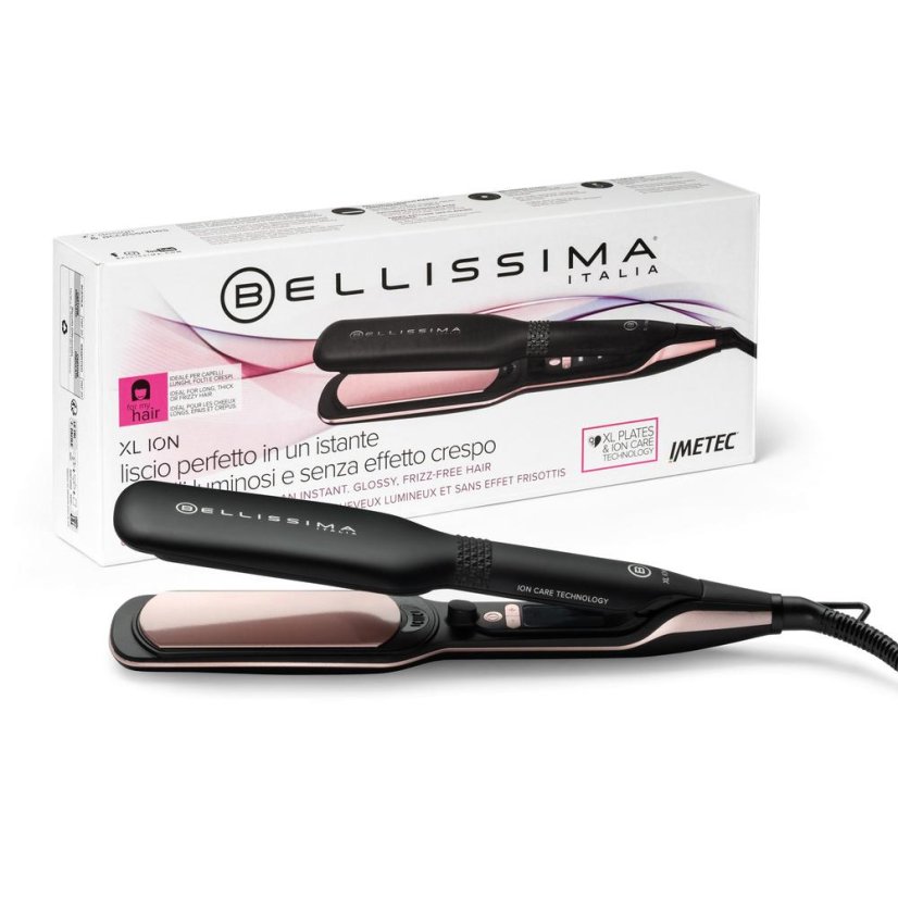 Bellissima XL Ion 11878 Black Hair Straightener