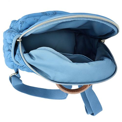 Miss Melody backpack, horse print, blue