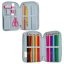 Two-tier pencil case with Miss Melody accessories, white horse