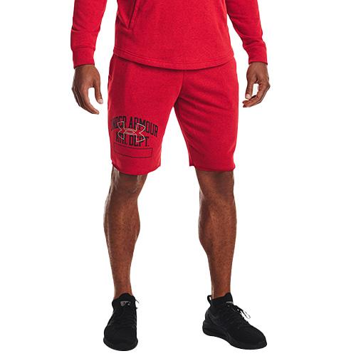 Under Armour Rival Terry Athletic Department Men's Shorts - Color: Red, Size: L
