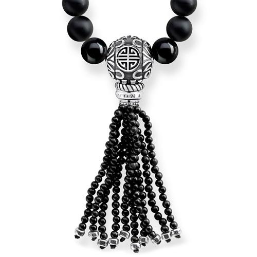 Thomas Sabo Obsidian Necklace KE1677-704-11-L90