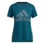 Women’s Adidas Summer Dry Tee - Color: Blue, Size: XS