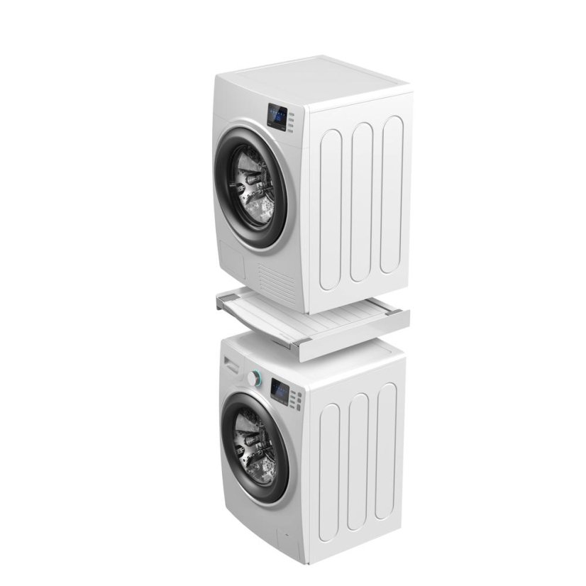 Universal spacer between washing machine and dryer with pull-out shelf Meliconi Torre Smart 656113