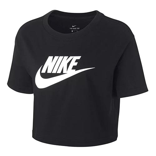 Zkrácené tričko Nike Sportswear Essential - Farbe: Weiß, Größe: L
