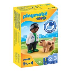 Veterinář s pejskem Playmobil 70407